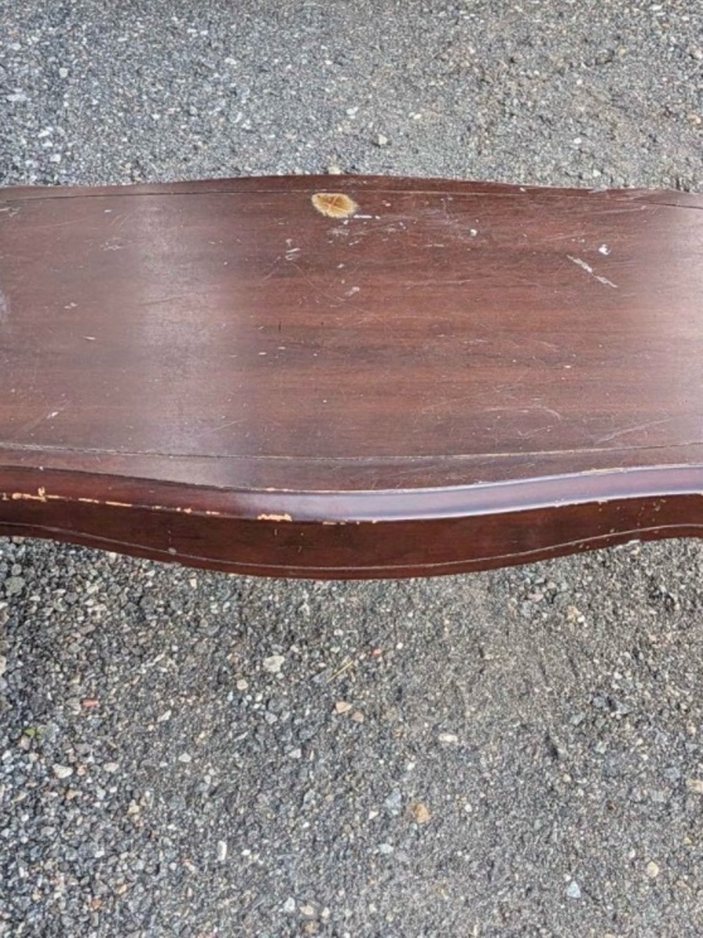 Classic Brown Wood Accent table - Brown